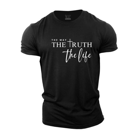 Men's The Way The Truth The Life Cotton T-Shirt